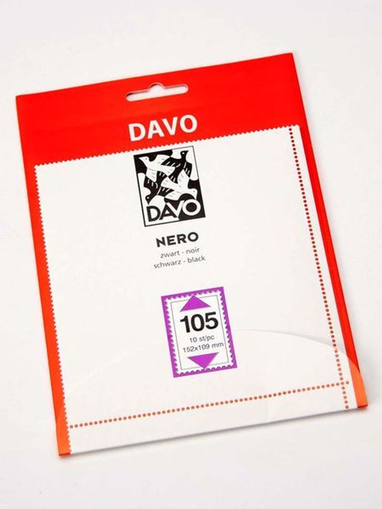 DAVO 21115 Nero Streifen N105 (152 x 109) 10-tlg.