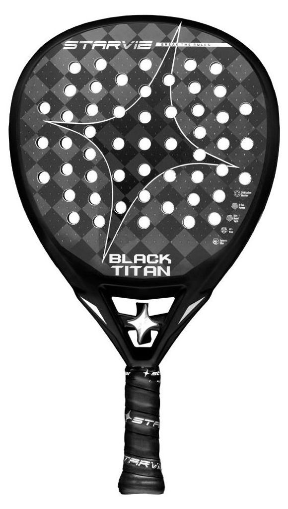 Star Vie Black Titan Padelschläger Schwarz 350-370 gr Produktbild 