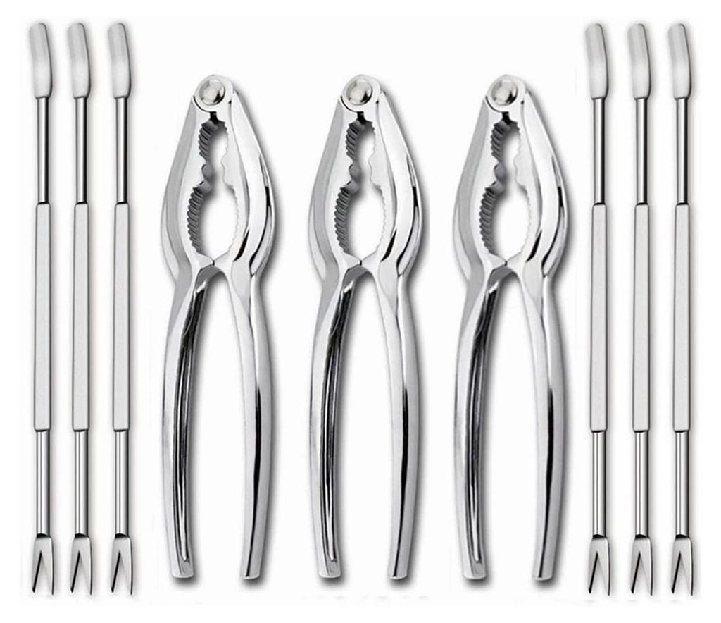 Meeresfrüchte-Werkzeugset 12-teilig, Zinkdruckguss Und Produktbild 