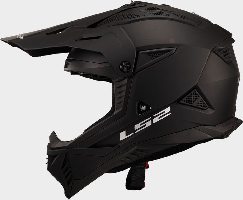 LS2 MX708 FAST II SOLID MX-Helm M in schwarz Produktbild 