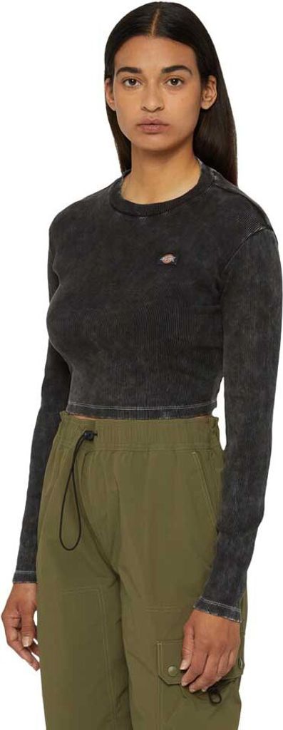 Dickies Newington Langarm-t-shirt Schwarz XS Frau Schwarz XS