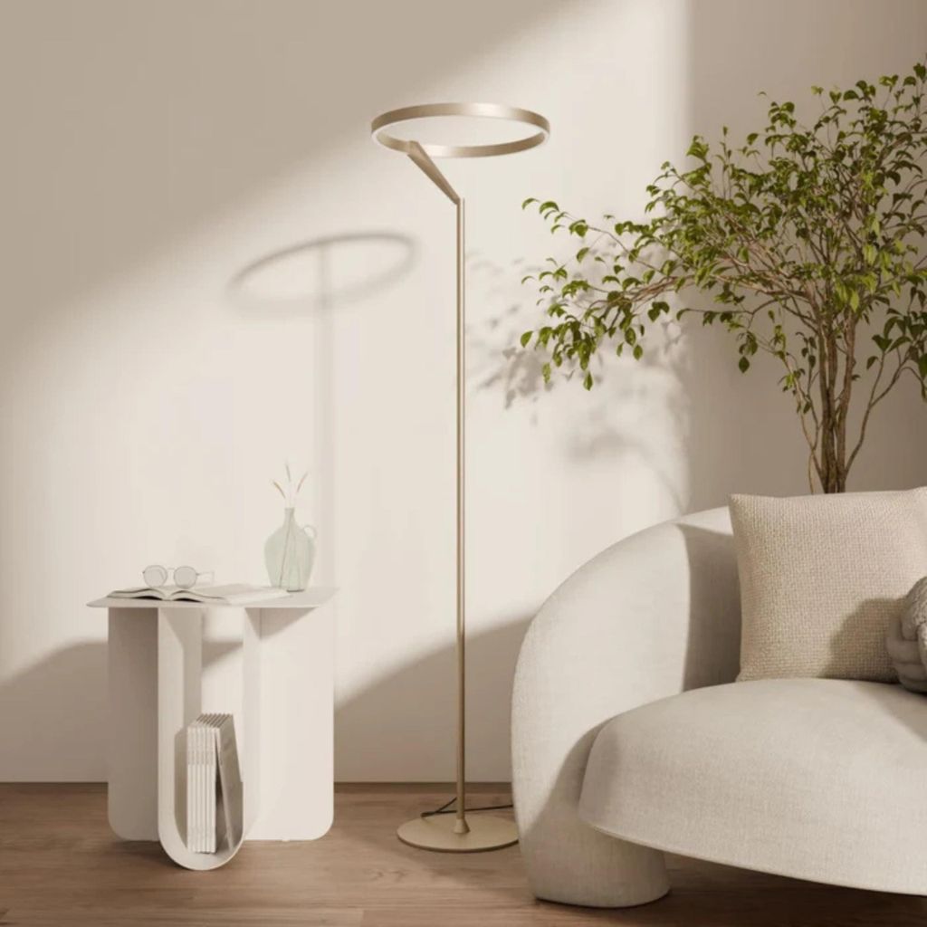 LUMIÈRE Design Lampada da Terra 'Noxi' LED dimmerabile Up- Immagine del prodotto 