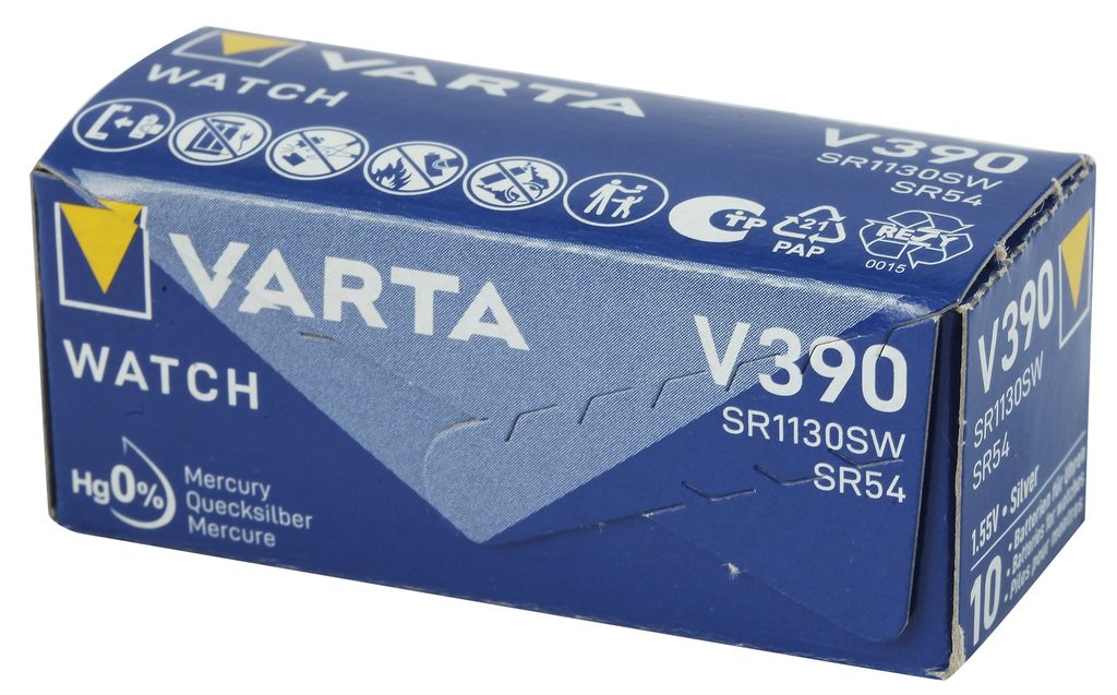 Varta Knopfzelle Silberoxid V390/SR54 1 Stk. Produktbild 