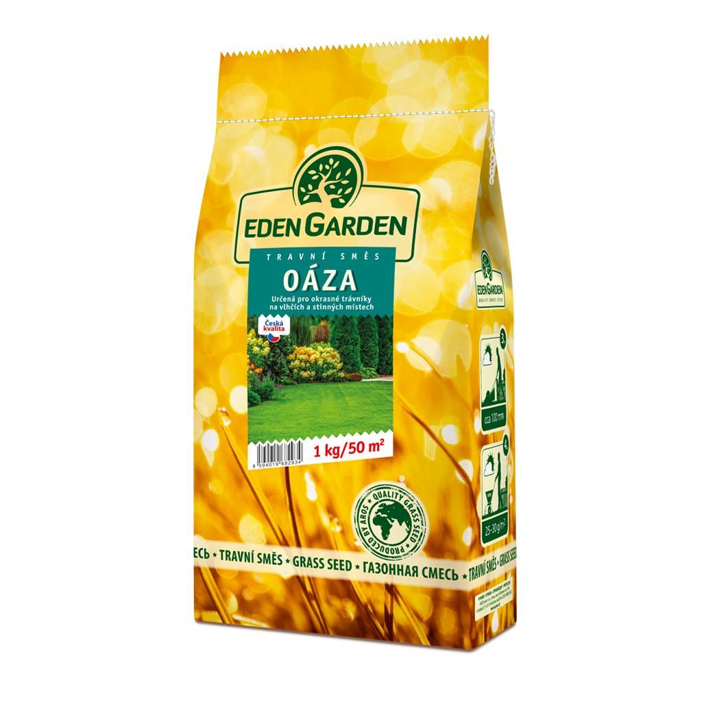 Eden Garden Travní směs Oáza (1 kg na 50 m²) Obrázek produktu 