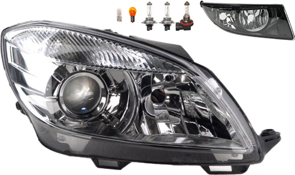 Fari Nuovi Skoda Fabia Johns + Lampadine Osram Laser | Offerta Kit Completo - 1