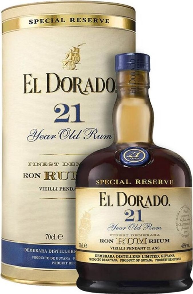 Ron el Dorado 21 Años Rum Guyana 70.00 cl 43.0 %