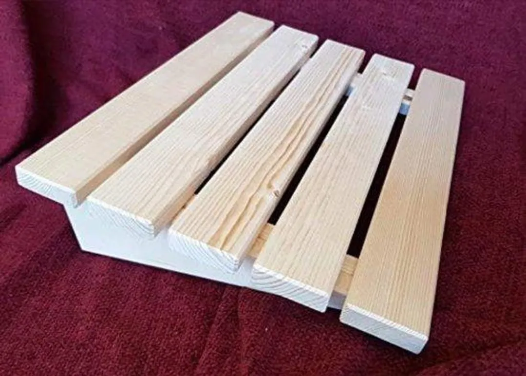 Appui-dos pour sauna finlandais réglable en cèdre rouge naturel luxe