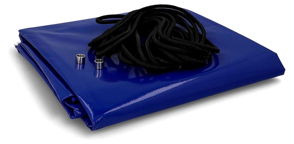 Anhängerplane für PKW, flache Abdeckung, 207 x 114 x 5 cm, bis 750 kg, mit Gummizug