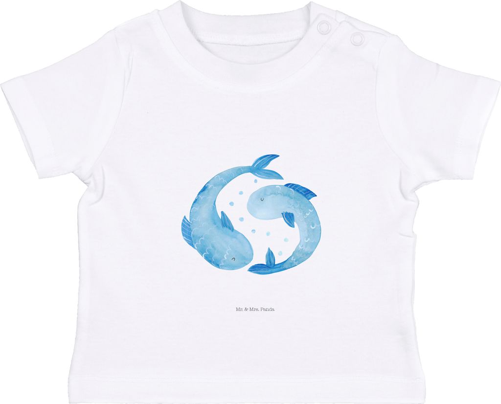 Mr. & Mrs. Panda  T-Shirt Sternzeichen Fische 12. - 18. Produktbild 