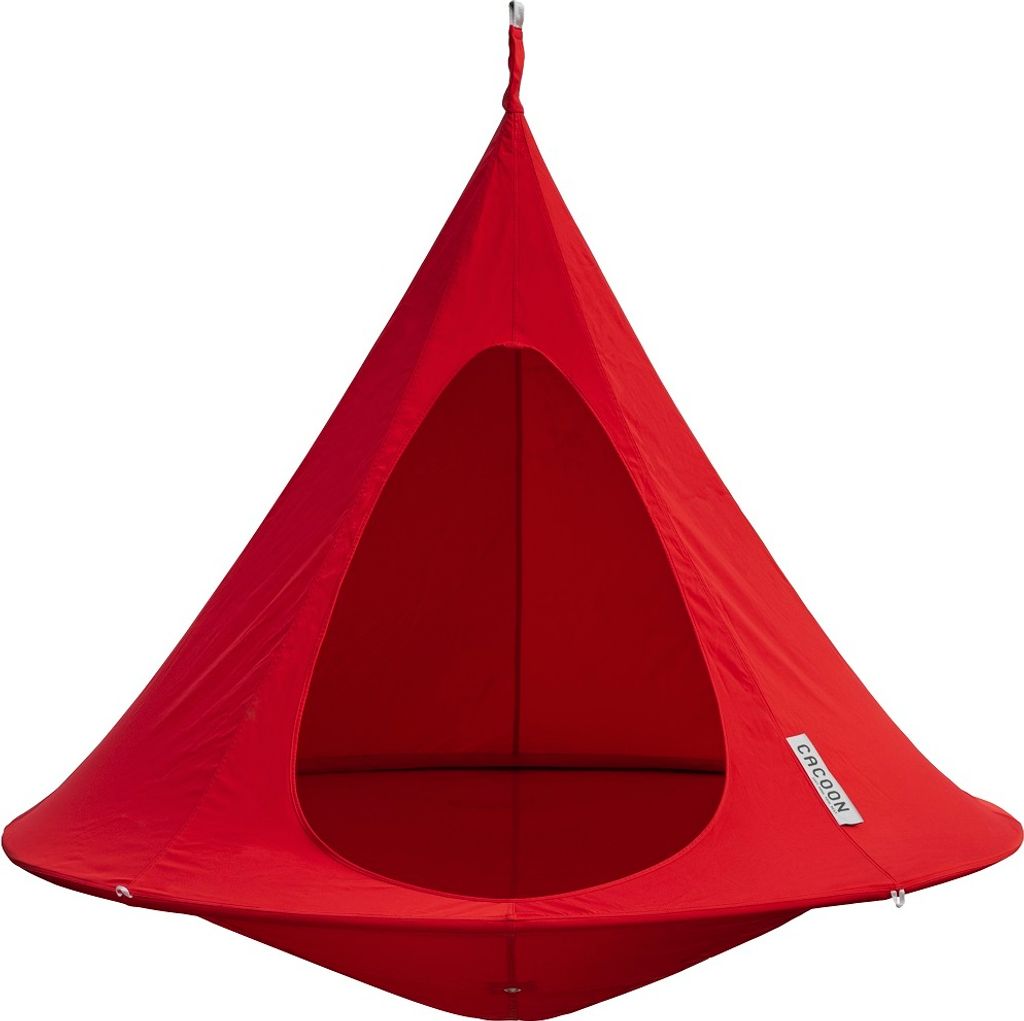 Hängesessel Hängematte Cacoon Double Hängeschaukel Hängekorb Bonfire Red