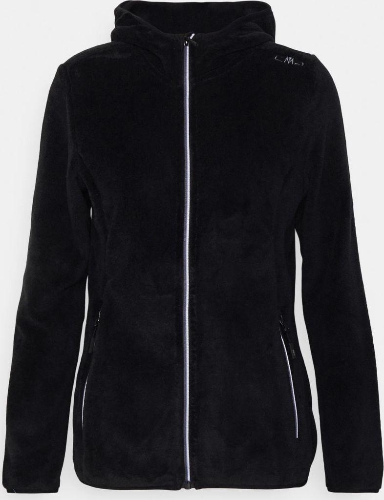 Cmp Woman Jacket Fix Hood Nero-Graffite 38