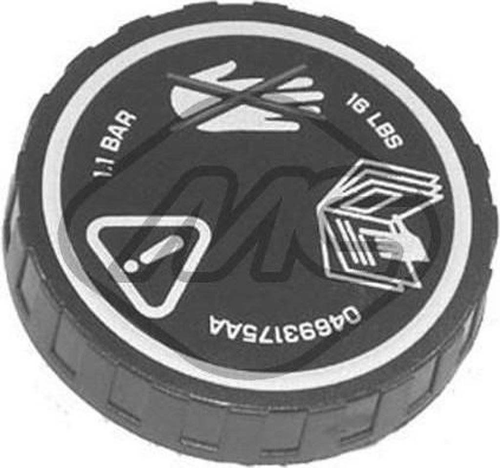 Metalcaucho 3767 Verschlussdeckel, Kühlmittelbehälter OE 11531486703 kompatibel mit Mini
