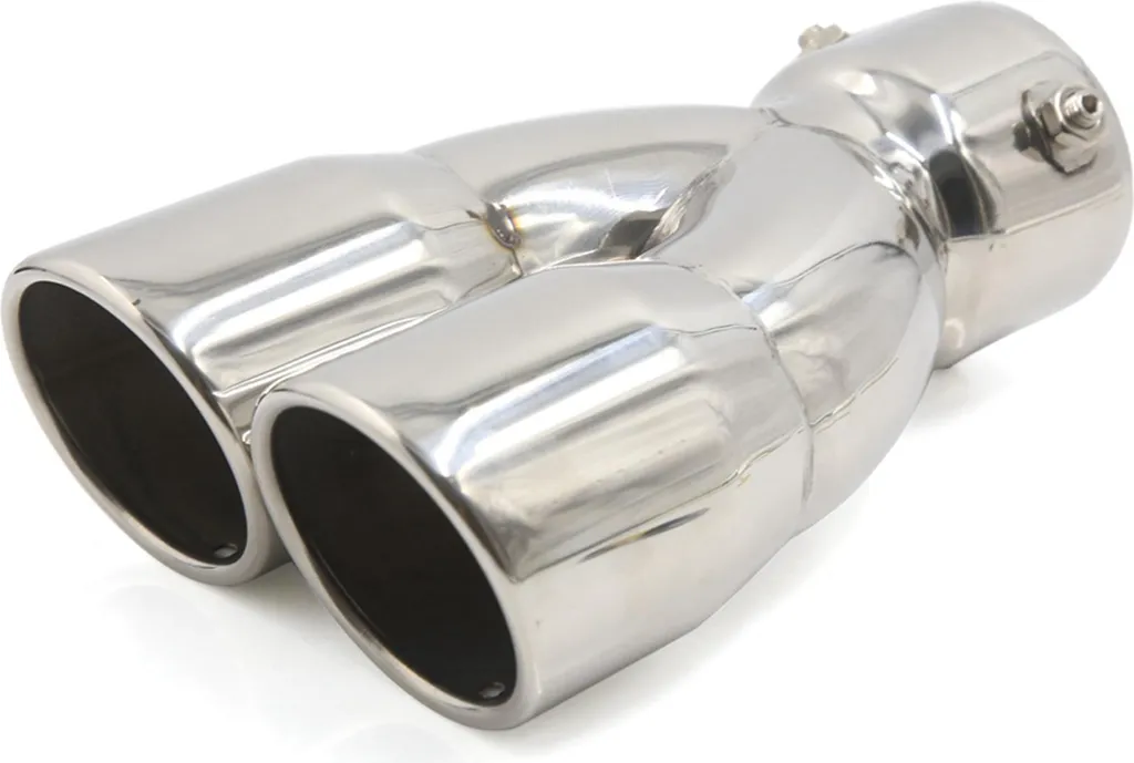 Silencieux Twin Tip 75mm en Y avec Double Embout pour Échappement