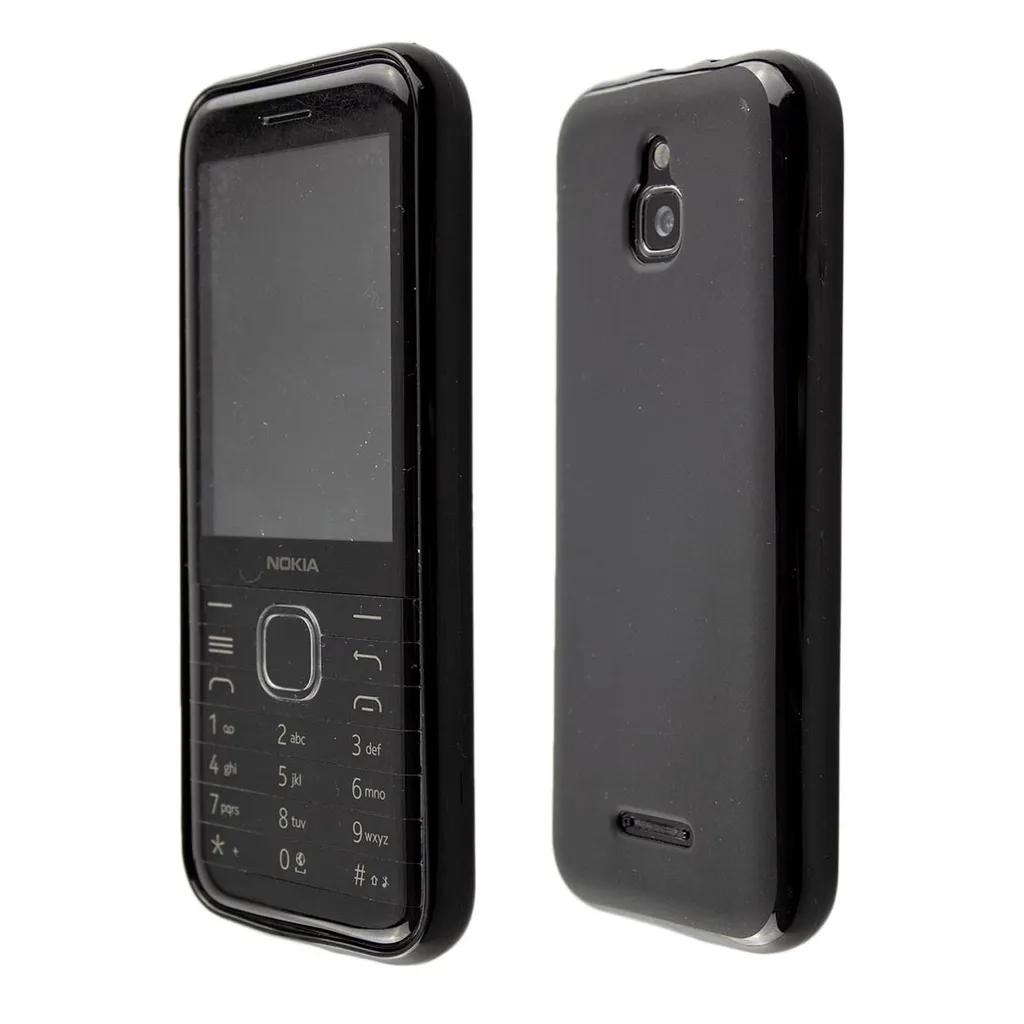 Cover Protettiva caseroxx per Nokia 8000 4G | TPU Anti-Shock Nero