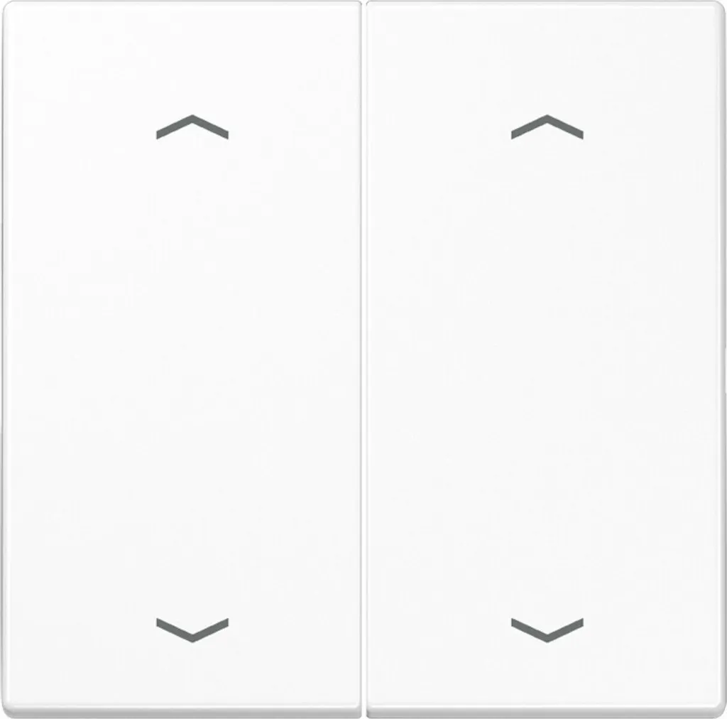 Bascule double pour interrupteur de volet roulant JUNG LS990 blanc