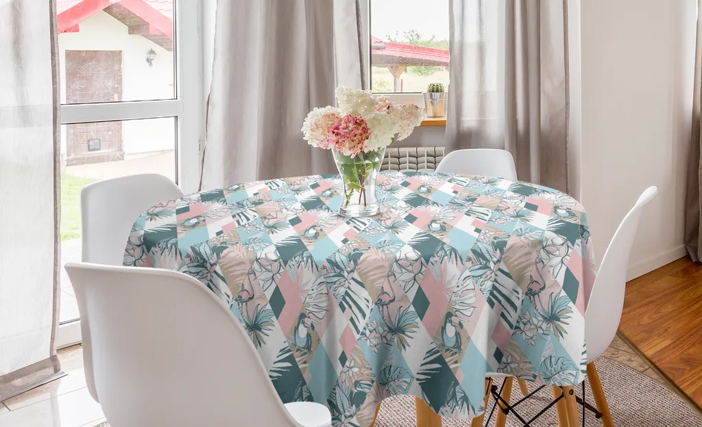 Tovaglia Rotonda 150 cm ABAKUHAUS Hawaii - Design Esotico Tucani