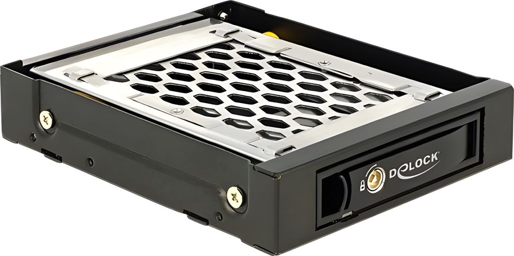 DeLOCK 3,5" Wechselrahmen für 1x 2,5" SATA/SAS HDD/SSD, (mit
