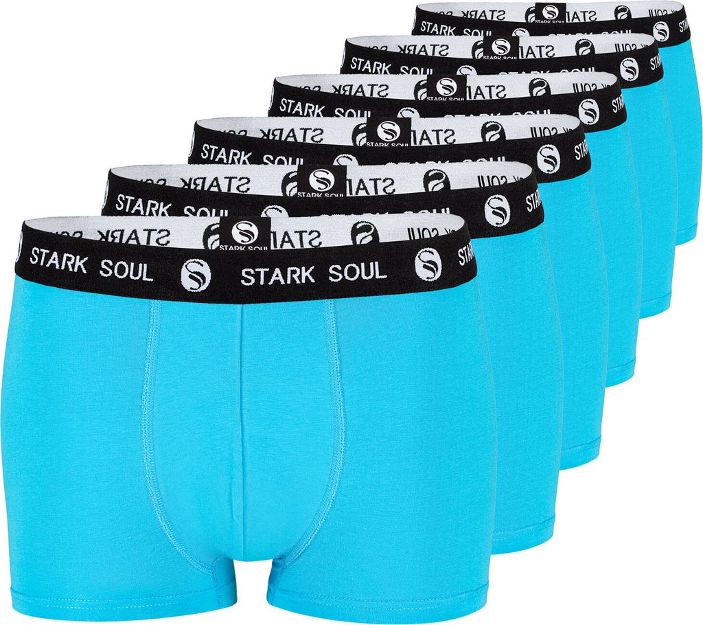 Stark Soul Boxershorts im 6er Pack - Hipster L türkis