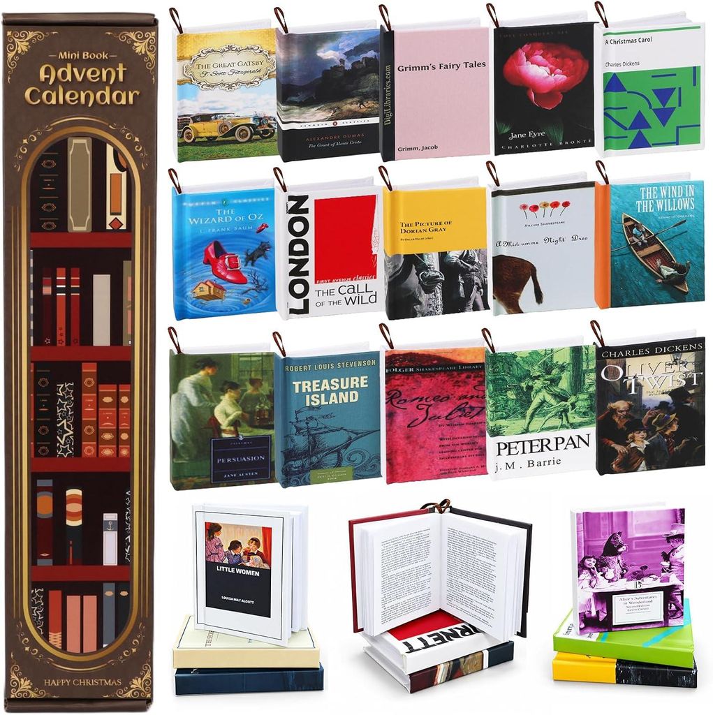 Adventskalender mini klassieke boekenset - Set van 24 - Obrázek produktu 