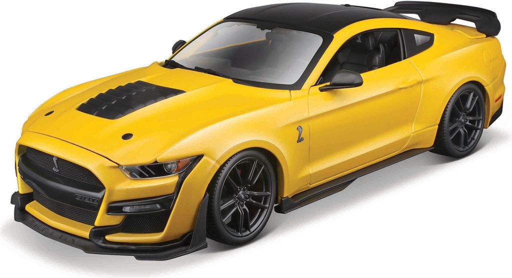 Maisto - 2020 Mustang Shelby GT500, metallgelb, 1:18 Produktbild 