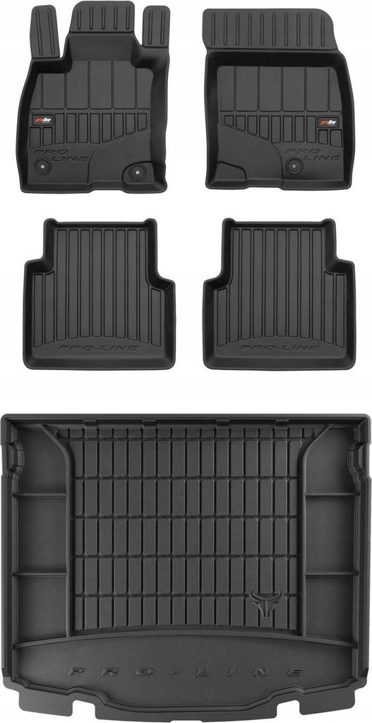 3D SET Gummimatten und Fußmatten Ford Kuga Mk3 ab 2019
