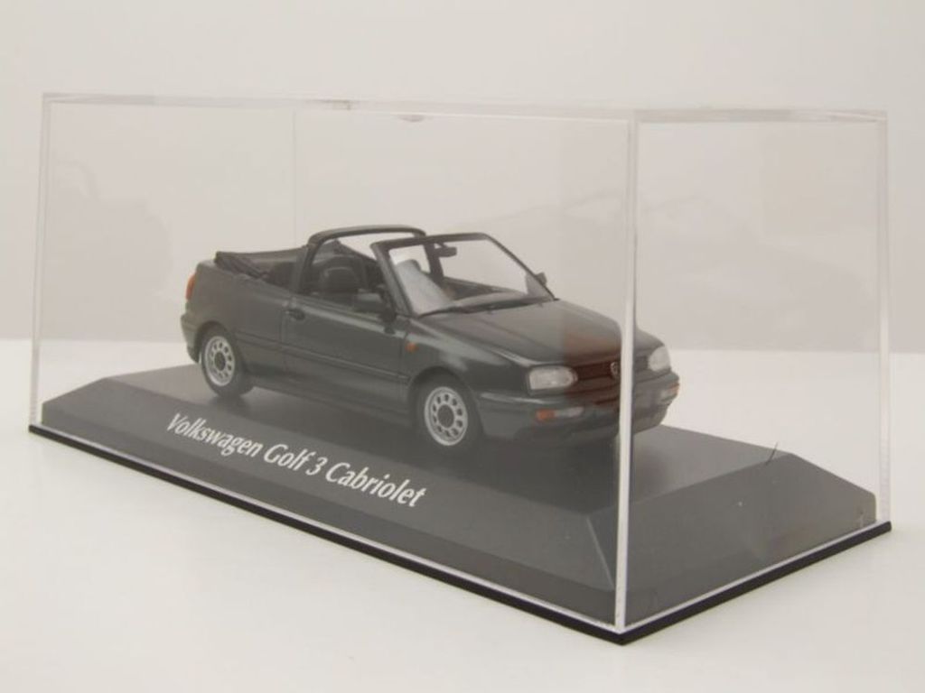 Maxichamps 940055531 VW Golf 3 Cabrio 1997 grau metallic Produktbild 9