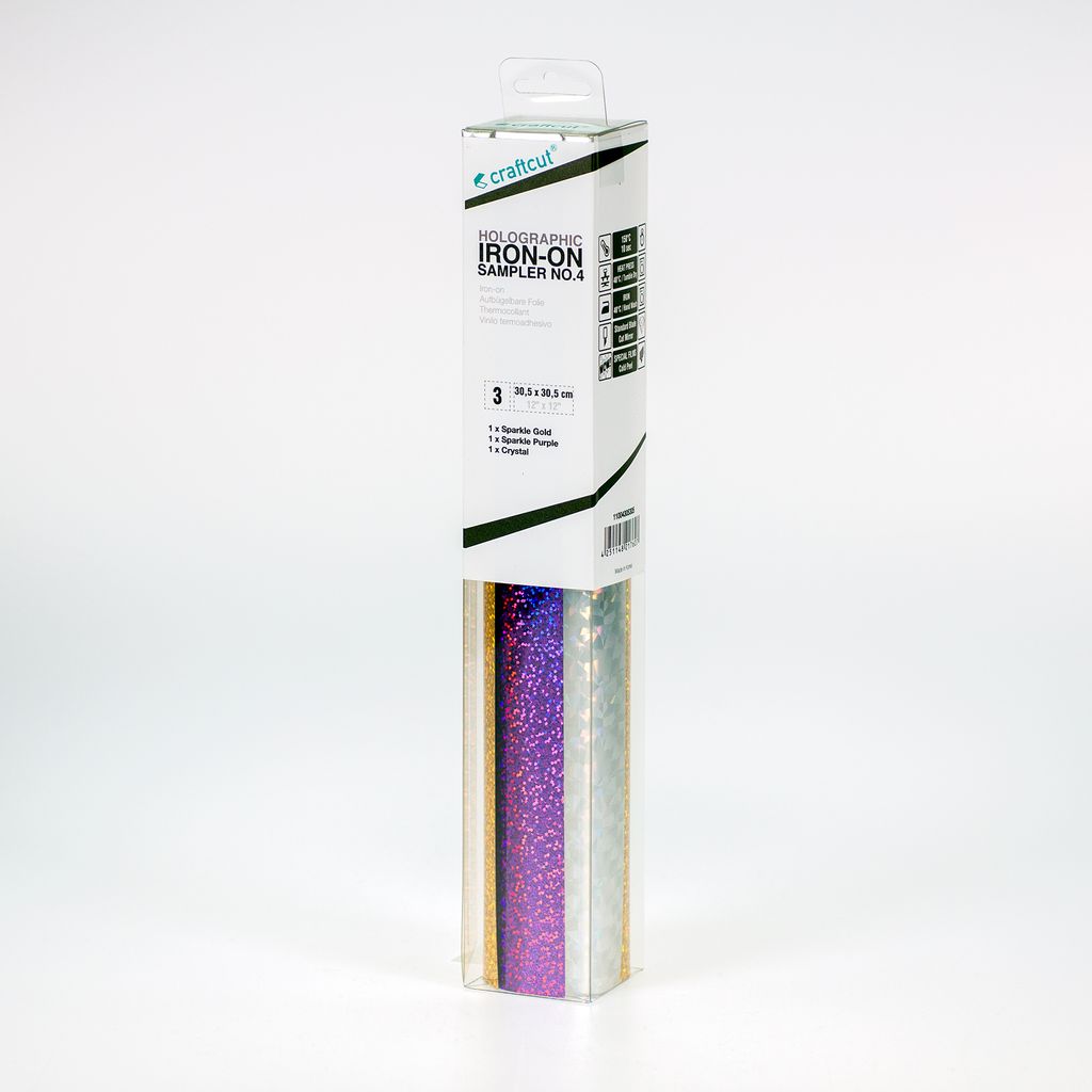 craftcut Holographic Iron-On Sampler No.4 30,5 x 30,5 cm