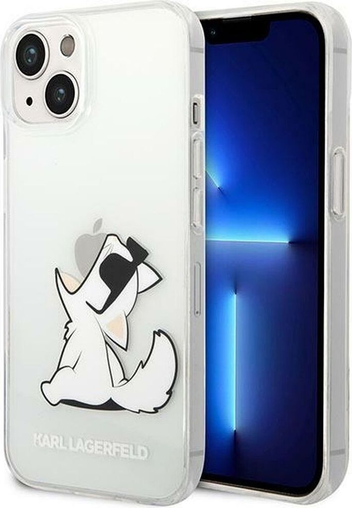 Karl Lagerfeld Choupette Fun Sonnenbrille - iPhone 14 Plus Hlle (Transparent)