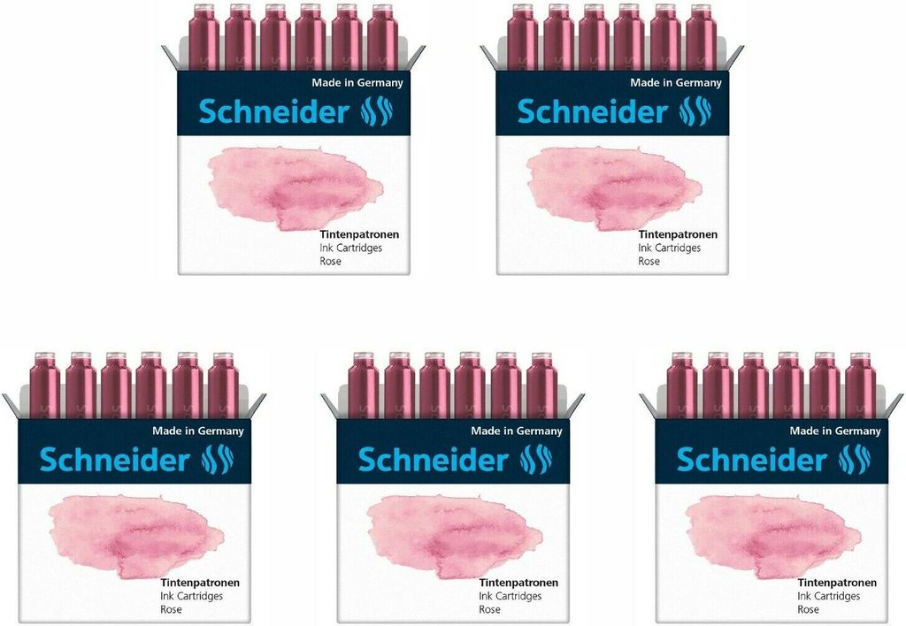 Schneider Standard-Tintenpatronen 5er-Set rose