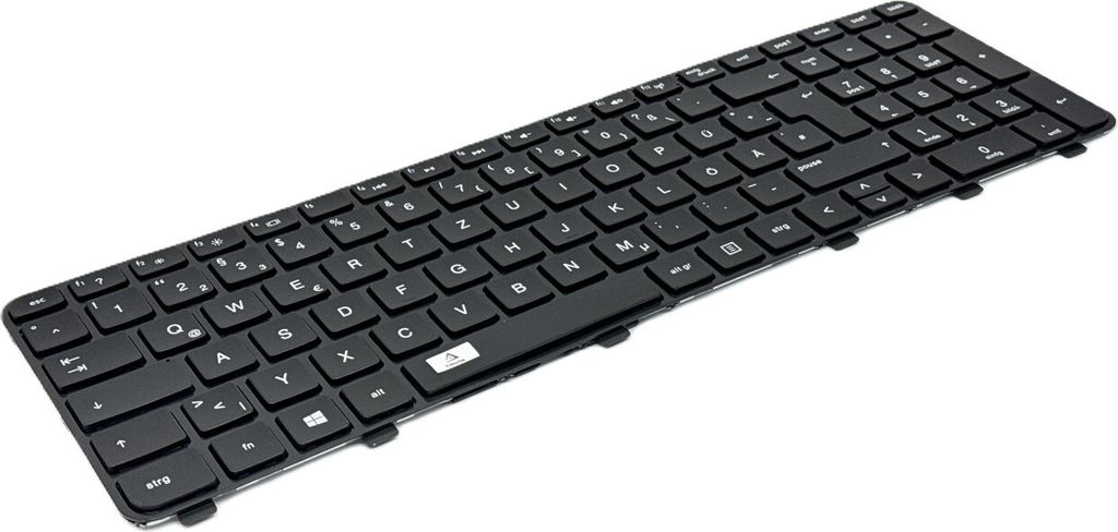 DE - Schwarz Tastatur mit Rahmen kompatibel für HP Pavilion DV6-6138sg, DV6-6140eg