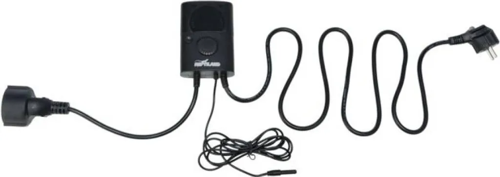 Thermostat Numérique Trixie Noir 8x11 cm pour Terrarium et Chauffage