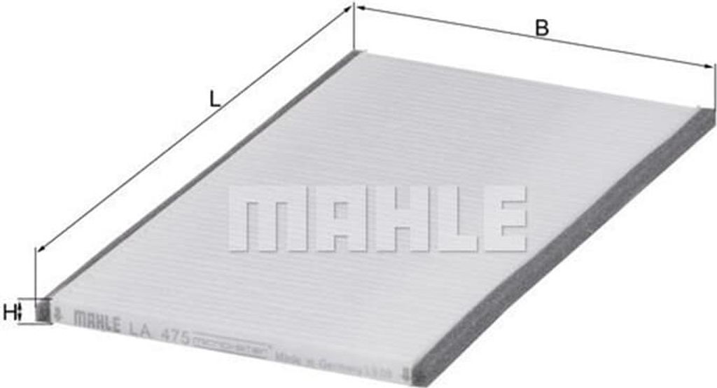 MAHLE Innenraumfilter LA 475 Pollenfilter für TOYOTA iQ (J1)