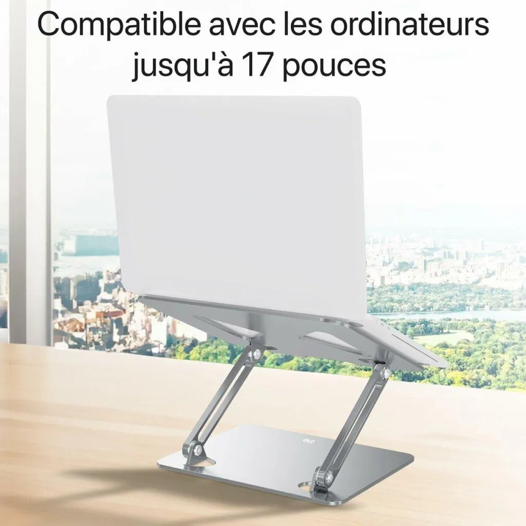 Offerta Supporto Laptop T'nB Alluminio - Ergonomico e Antiscivolo - 2