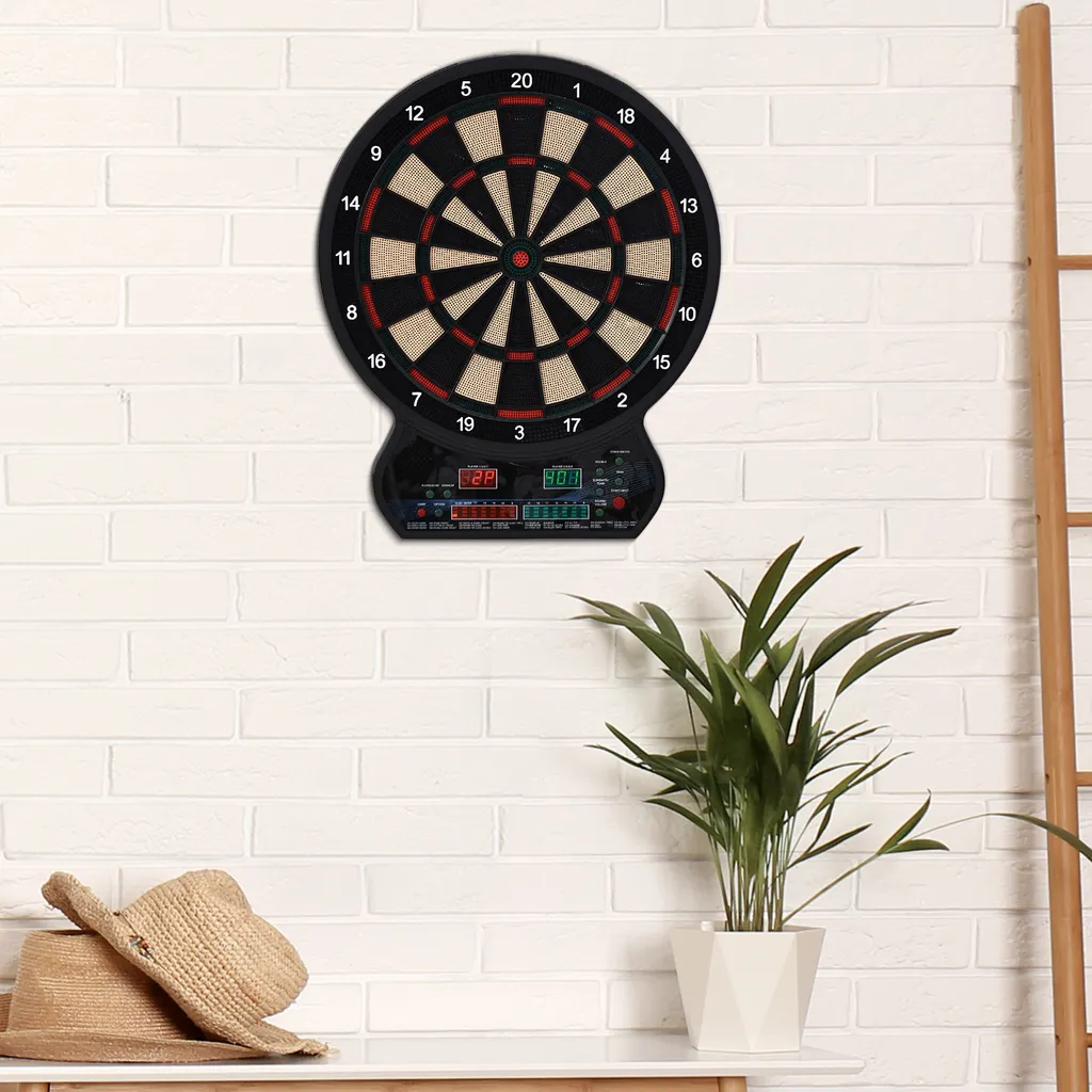 Cible de fléchettes électronique LED : ne comptez plus vos points à la main