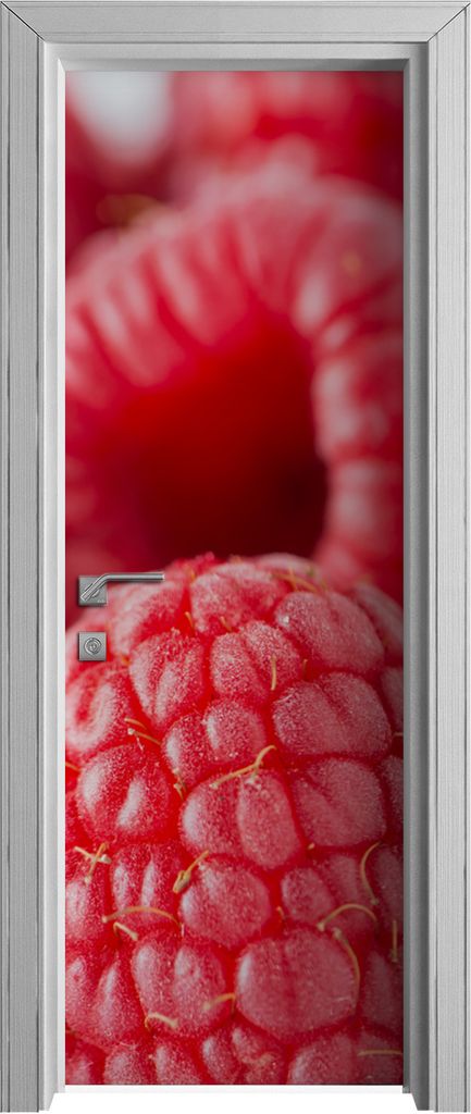 Tür Selbstklebende 70x210 cm Türfolie Türtapete Klebefolie - Rasperries Obst