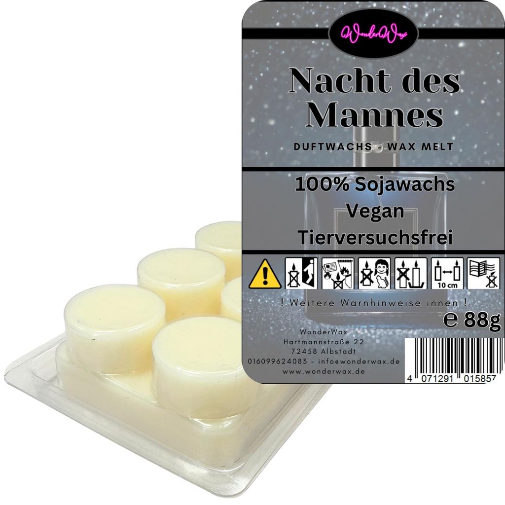 WonderWax Duftwachs Wax Melts für Duftlampe, 6 Kreise Duftmelt Wachsmelt Sojawachs Duftwachs Würfel für Raumdüfte, Wachs Duftöl Winter Indoor ...