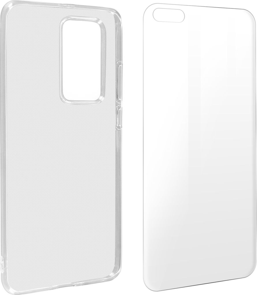 Avizar, 360° Schutz-Set für Huawei P40 Pro: Hülle + Displayschutzfolie, Transparent
