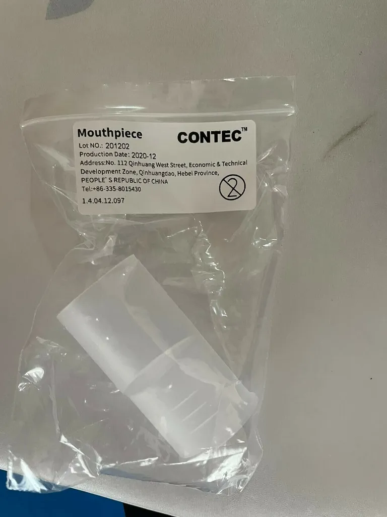 Tube buccal jetable pour spiromètre électronique - 50 embouts en stock