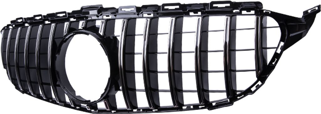 Grille de calandre sport noire chromée pour Mercedes Classe Image du produit 