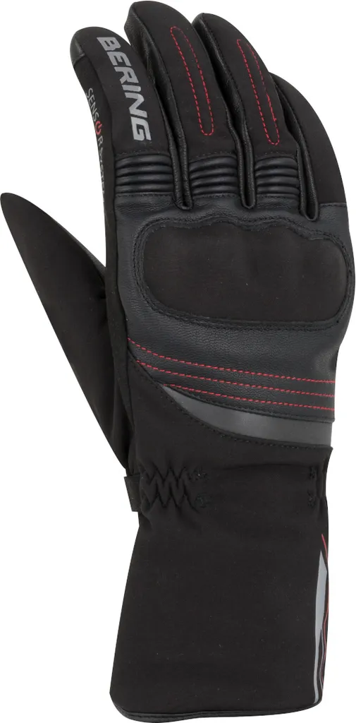 Gants de moto Bering Lisboa Noir Taille 13 3XL - Protection Homologuée