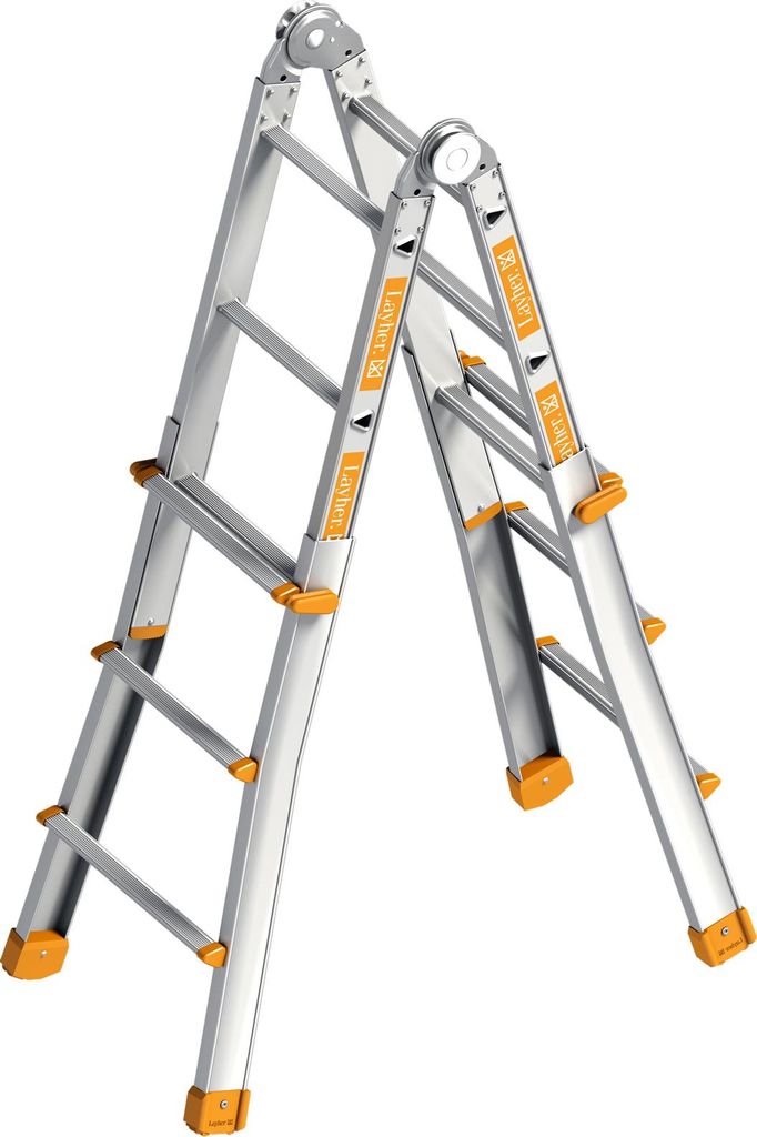 Layher Teleskopleiter Topic 1058 4x3 Sprossen