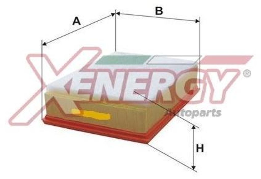Luftfilter AP XENERGY X1591376 für OPEL Movano B Kastenwagen (X62) Filtereinsatz
