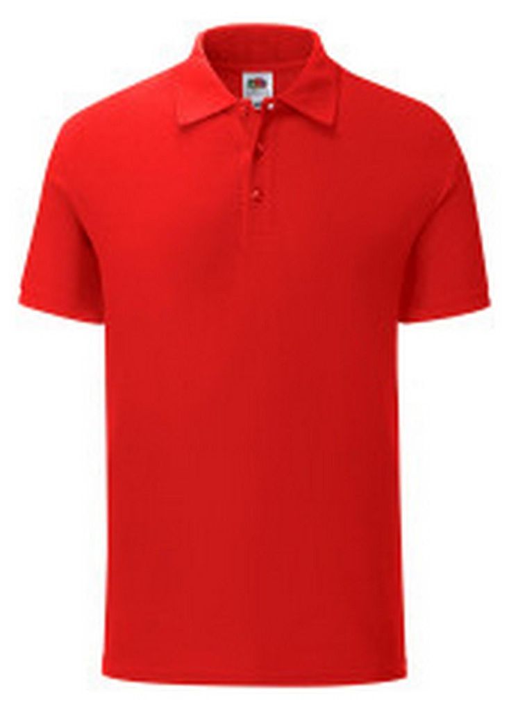Fruit of the Loom - "Iconic" Poloshirt für Herren FK3368 (2XL) (Rot)