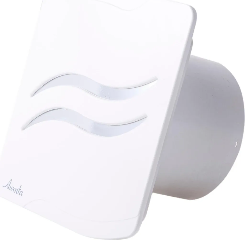 Aérateur de Salle de Bain Turbo S-Line 100 T avec Arrêt Temporisé Blanc