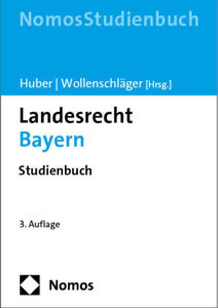 Landesrecht Bayern pour préparer le concours juridique et administratif