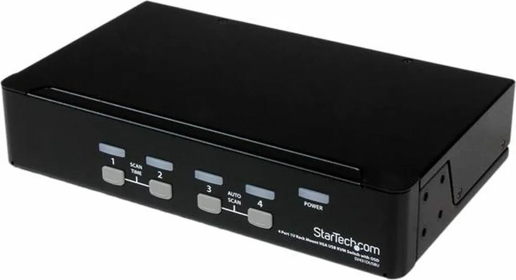 Gérer 4 PC avec un seul écran : Switch KVM StarTech SV431DUSBU USB VGA