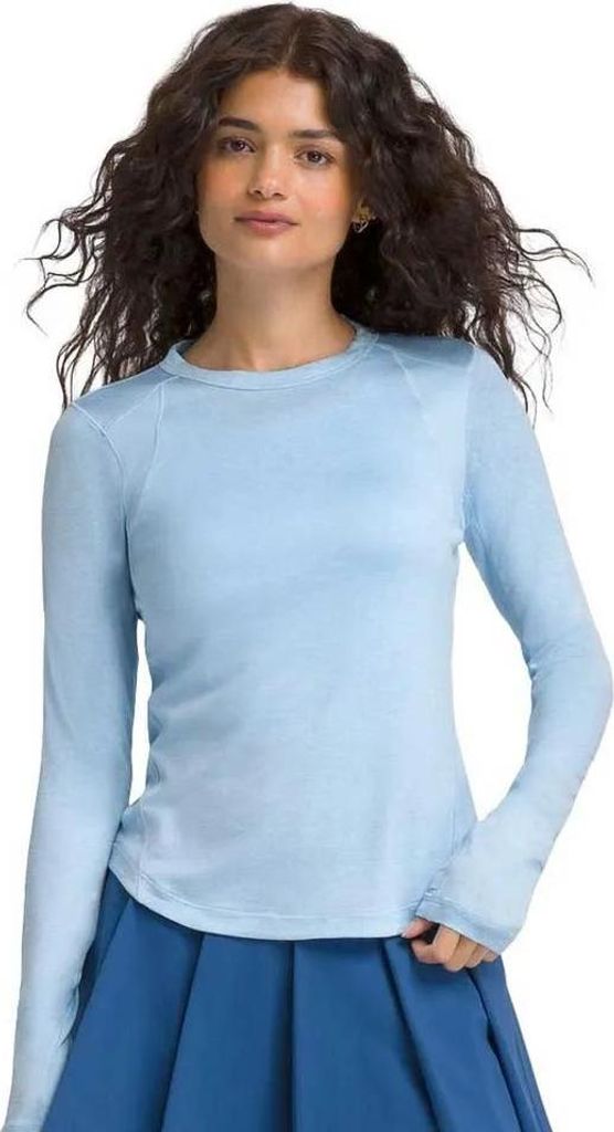 Wilson All Day Long Langarm-t-shirt Blau XL Damen Blau XL