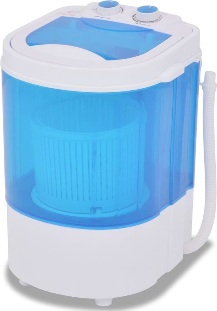 vidaXL Mini pralka z wirówką i 1 komorą 2,6 kg Zdjęcie produktu 7