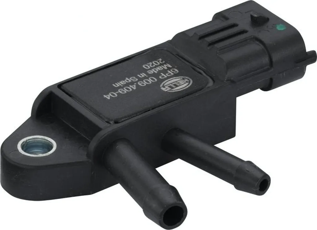 Capteur de pression HELLA 6PP 009 409-041 pour gaz d'échappement 3 pôles