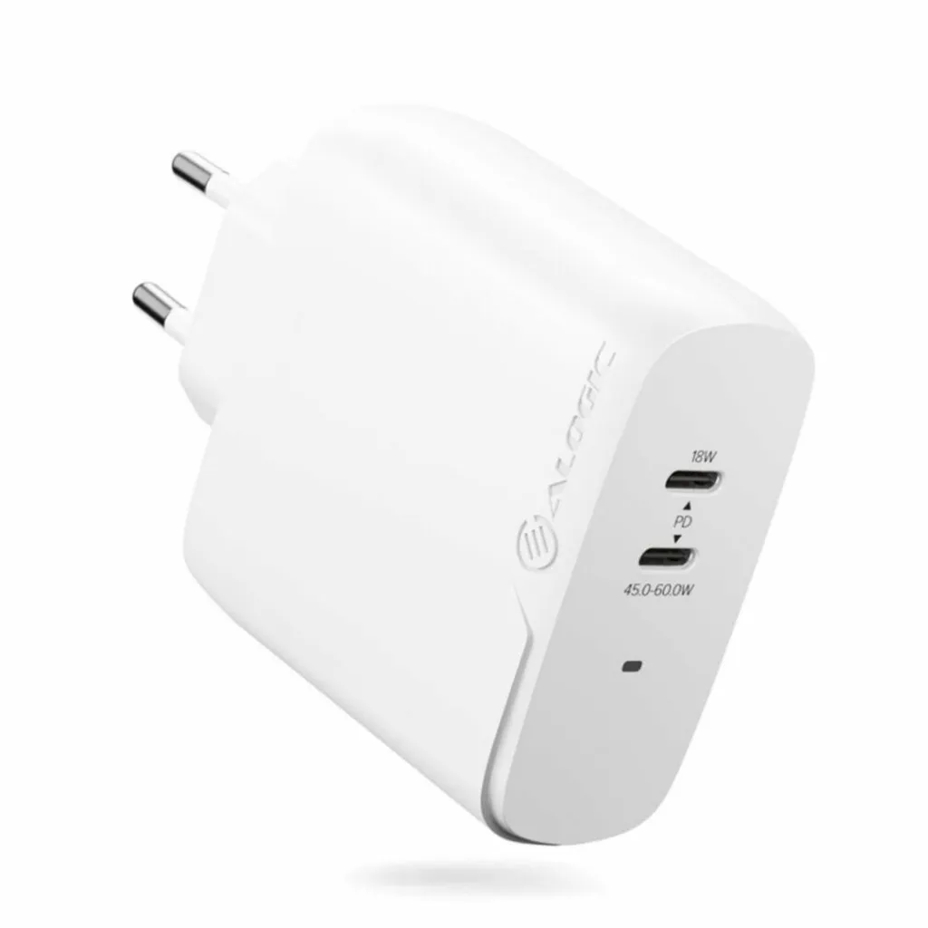 Chargeur USB-C 63W Alogic pour Ordinateur et Smartphone - Idéal Voyage